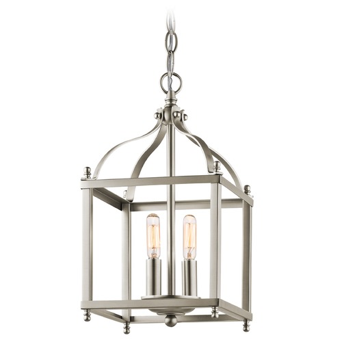 Larkin 8-Inch Pendant in Brushed Nickel by Kichler Lighting
