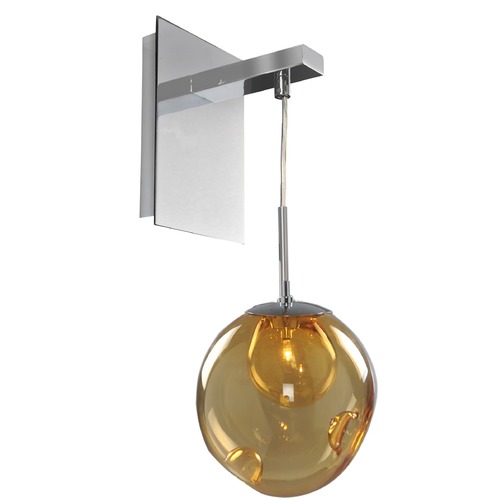 Meteor Chrome Sconce by Kalco Lighting