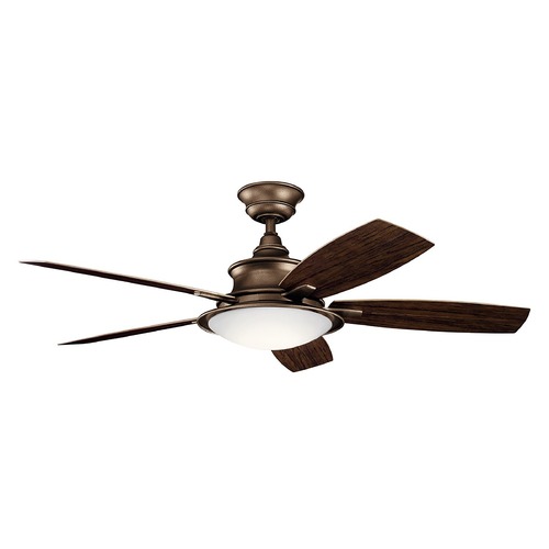 Kichler Lighting Cameron 52-Inch LED Fan in Weathered Copper by Kichler Lighting 310204WCP