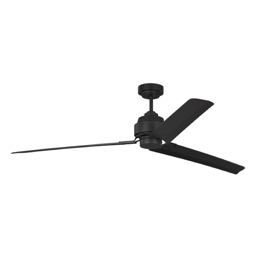 Arcade 68-Inch Fan in Black by Visual Comfort & Co Fan Collection