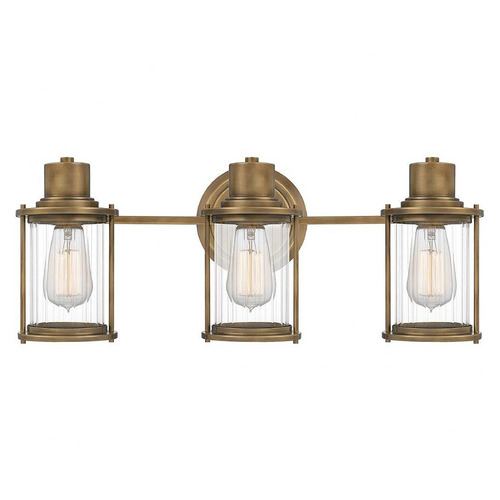 Quoizel Lighting Riggs Weathered Brass Bathroom Light by Quoizel Lighting RIG8622WS