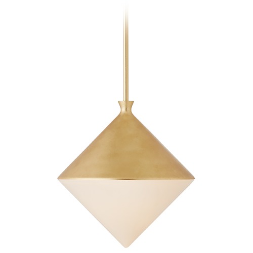 Visual Comfort Signature Collection Aerin Sarnen Small Pendant in Gild by Visual Comfort Signature ARN5355GWG