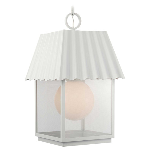 Progress Lighting Point Dume-Hook Pond Shelter White Outdoor Hanging Light