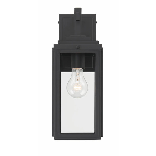 Byron 14-Inch Outdoor Wall Light in Black by Crystorama Lighting