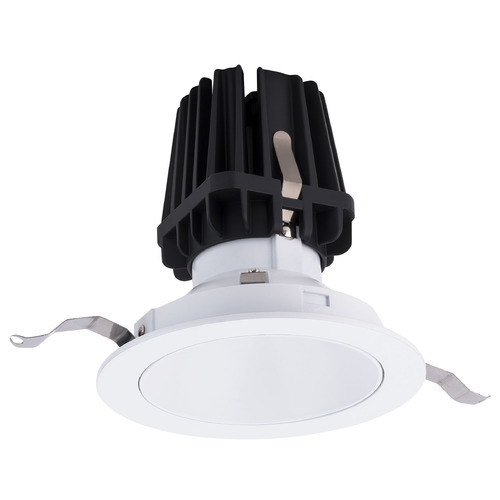 WAC Lighting 4-Inch FQ Downlights White LED Recessed Trim by WAC Lighting R4FRDT-935-WT