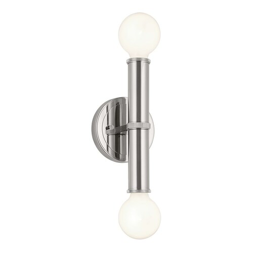 Kichler Lighting Torche Polished Nickel Sconce by Kichler Lighting 55159PN