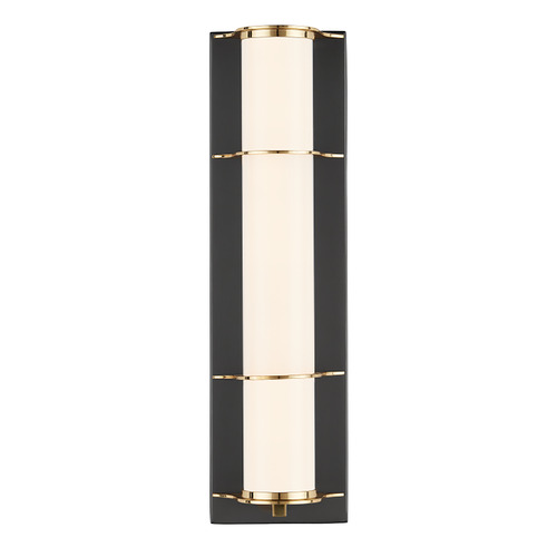 Currey and Company Blaine Oil Rubbed Bronze & Polished Brass Sconce