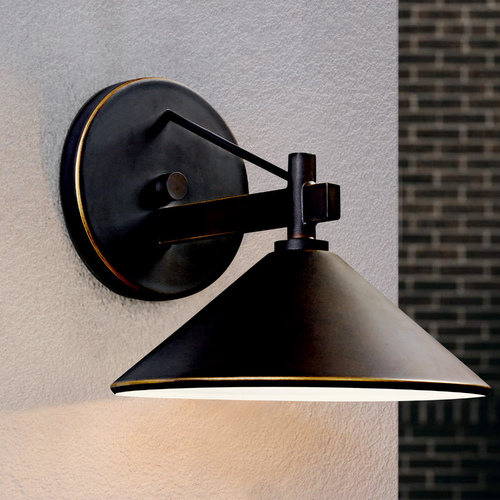 Ripley 7.50-Inch Outdoor Wall Light in Olde Bronze by Kichler Lighting