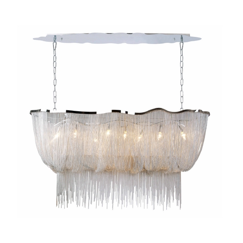 Mulholland Drive 59-Inch Polished Nickel Linear Light by Avenue Lighting