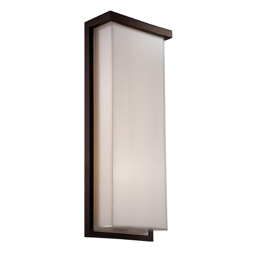 Ledge 20-Inch LED Outdoor Wall Light in Bronze by Modern Forms