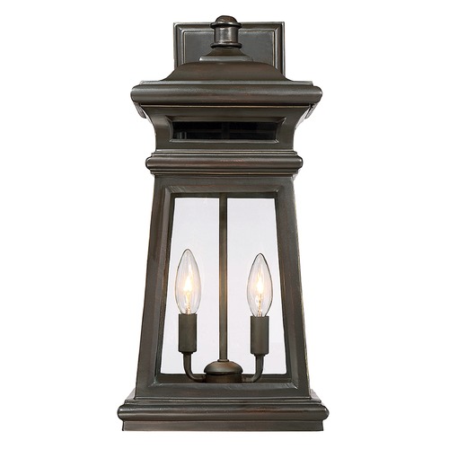 Savoy House Taylor 19.50-Inch Outdoor Wall Light in English Bronze by Savoy House 5-242-213