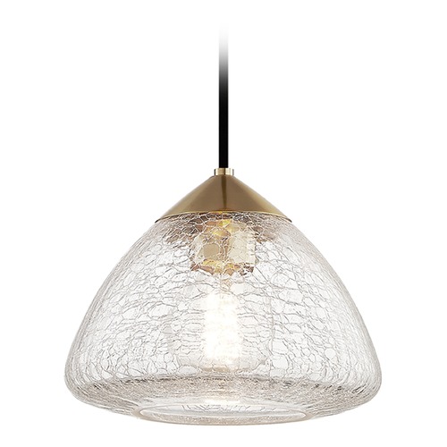 Maya Aged Brass Mini Pendant by Mitzi by Hudson Valley