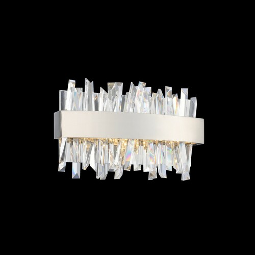 Glacier 12-Inch LED ADA Bath Light in Chrome by Allegri Crystal
