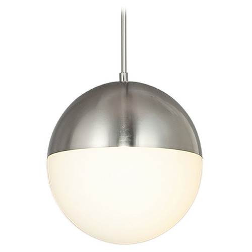 Justice Design Ion 1-Light 14 Inch Pendant Nickel Opal