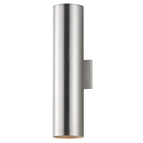 Maxim Lighting Outpost Brushed Aluminum Outdoor Wall Light
