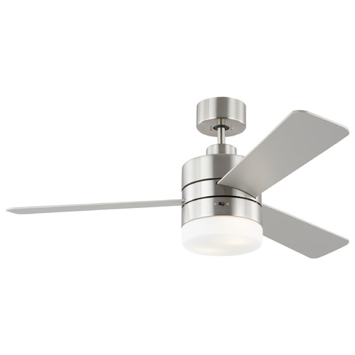 Generation Lighting Fan Collection Era 44 LED Matte White LED Ceiling Fan by Generation Lighting Fan Collection 3ERAR44BSD