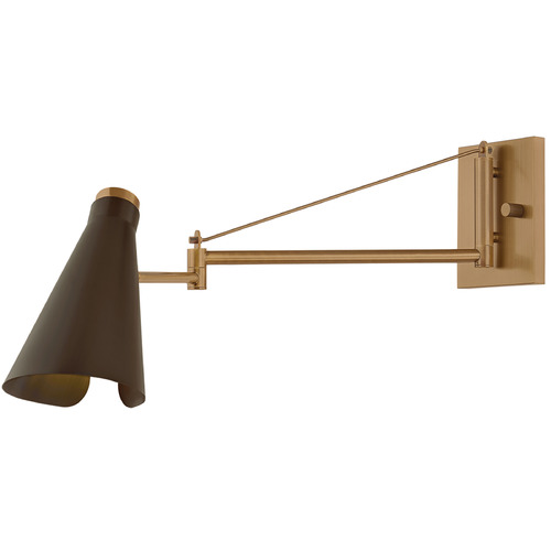 Troy Lighting Andersen Patina Brass & Bronze LED Swing Arm Lamp
