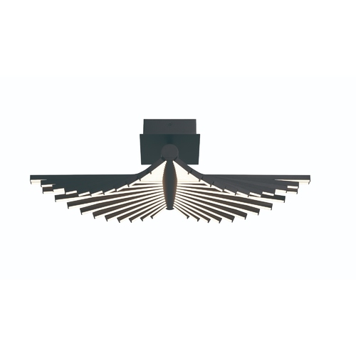 Seraph LED Semi-Flush Mount in Black by Eurofase