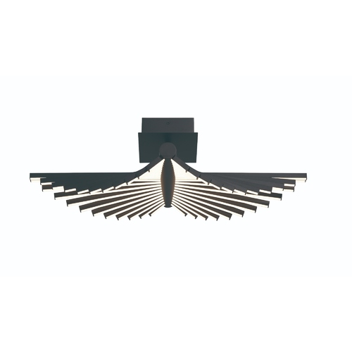 Eurofase Lighting Seraph LED Semi-Flush Mount in Black by Eurofase 46897-015