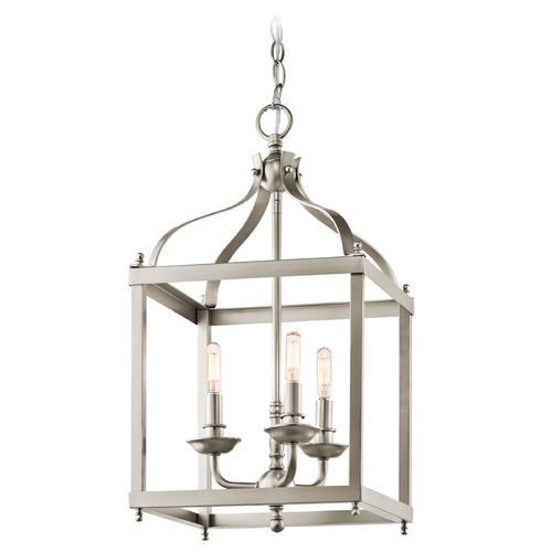 Larkin 12-Inch Pendant in Brushed Nickel by Kichler Lighting