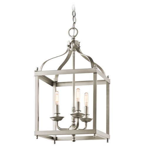 Kichler Lighting Larkin 12-Inch Pendant in Brushed Nickel by Kichler Lighting 42566NI