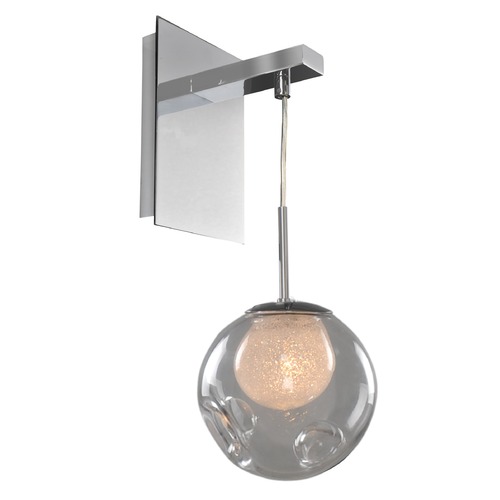 Kalco Lighting Meteor Chrome Sconce by Kalco Lighting 309520CH/CLEAR