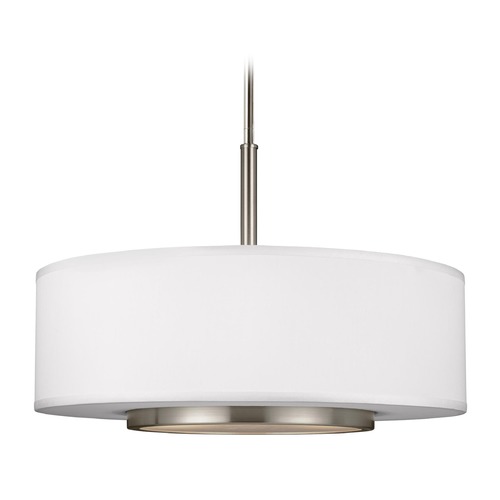 Nance Brushed Nickel Pendant by Generation Lighting