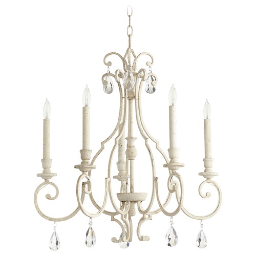 Ansley Persian White Chandelier by Quorum Lighting