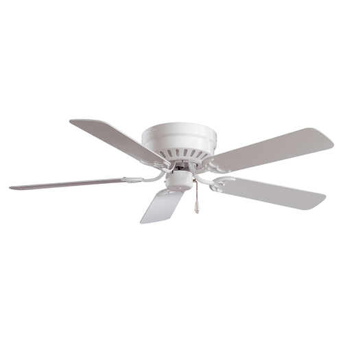 Mesa 52-Inch Flush Mount Fan in White by Minka Aire