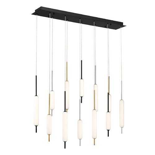 Cumberland 41-Inch LED Pendant in Mixed Finishes by Eurofase Lighting
