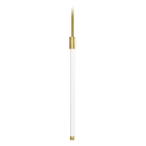 Visual Comfort Modern Collection Phobos Small LED Mini Pendant in Brass by Visual Comfort Modern 700TDPHB21NB-LED927