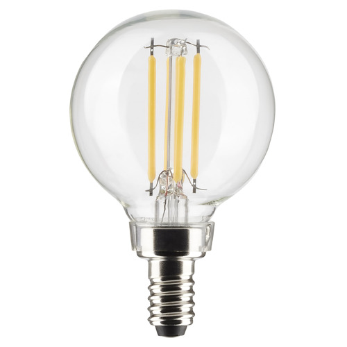 Satco Lighting 4W G16.5 2700K Clear LED Light Bulbs 2-Pack by Satco Lighting S21810