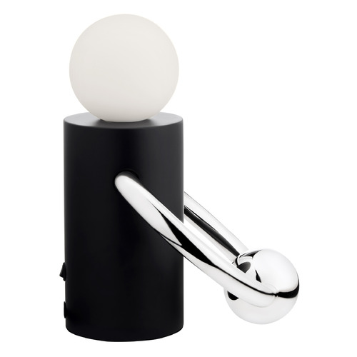 Septum Matte Black & Chrome LED Accent Lamp by Kuzco Lighting