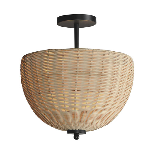 Maldives Black Semi-Flush Mount by Maxim Lighting