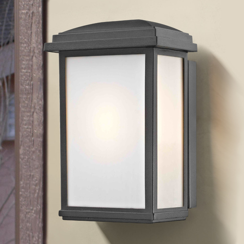 Design Classics Lighting Vermont Black Outdoor Wall Light 1742-BK