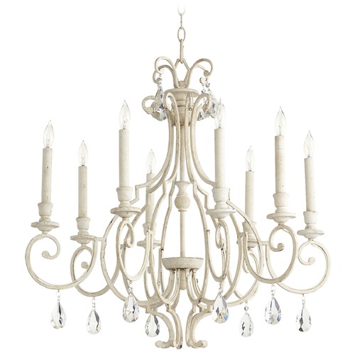 Ansley Persian White Chandelier by Quorum Lighting