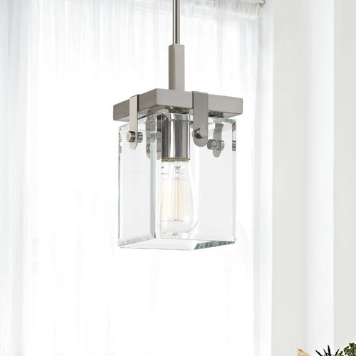 Glayse Brushed Nickel Pendant by Progress Lighting