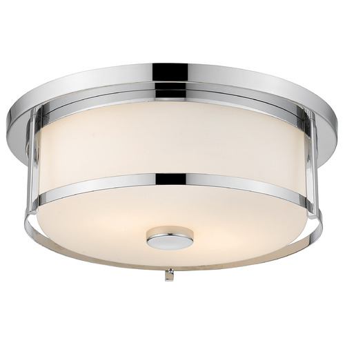 Z-Lite Savannah Chrome Flush Mount by Z-Lite 465F16-CH