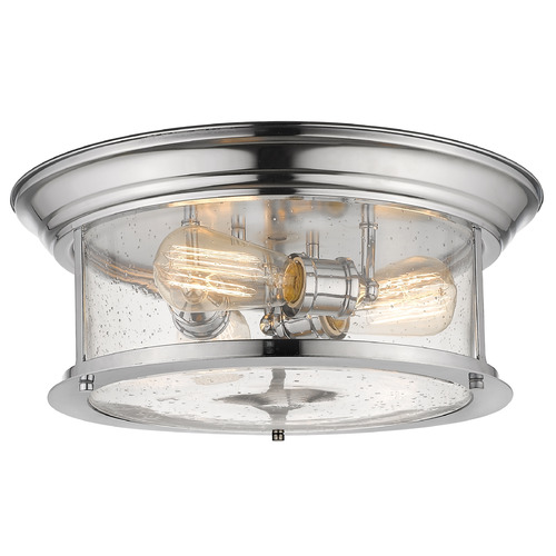 Z-Lite Sonna Chrome Flush Mount by Z-Lite 727F16-CH