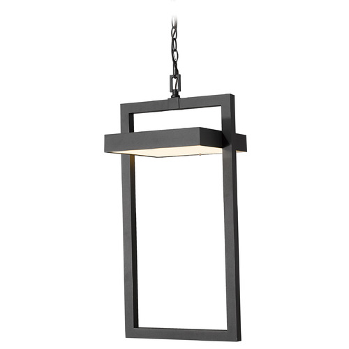 Luttrel Black LED Outdoor Hanging Light by Z-Lite