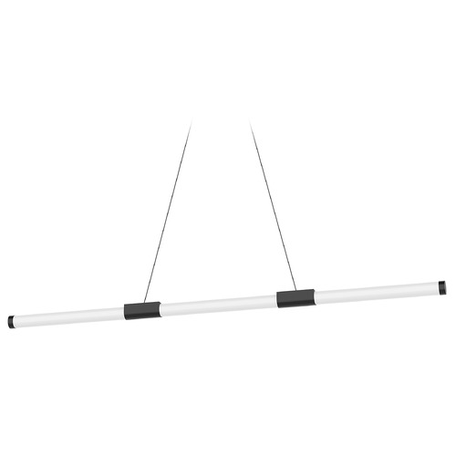 Akari 49.5-Inch LED Linear Pendant in Black by Kuzco Lighting