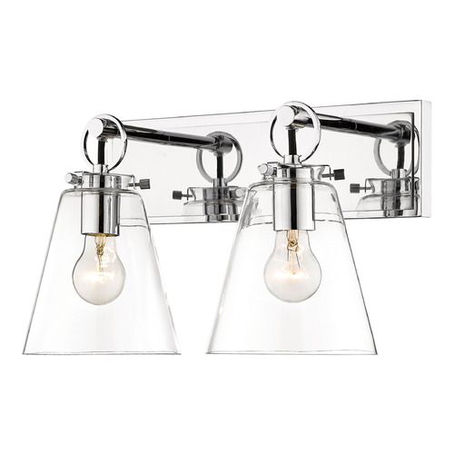 Harper Chrome Bathroom Light by Z-Lite