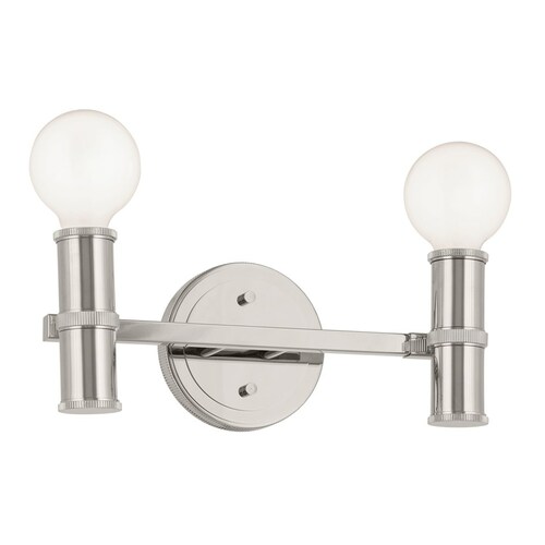 Kichler Lighting Torche Polished Nickel Bathroom Light by Kichler Lighting 55158PN