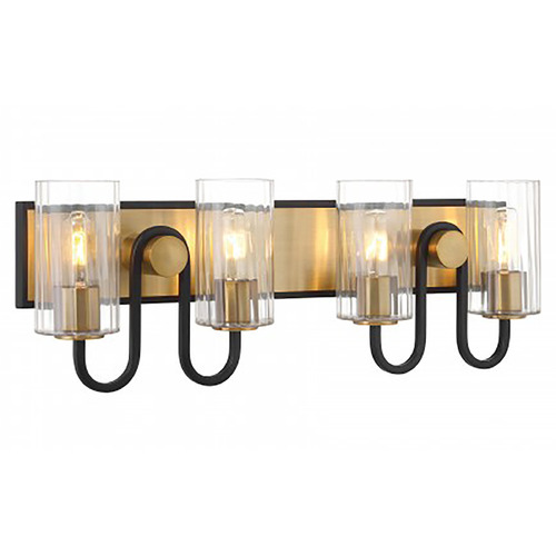 Minka Lavery Kevin Von Kluck Orla Legacy Brass & Matte Black Bathroom Light