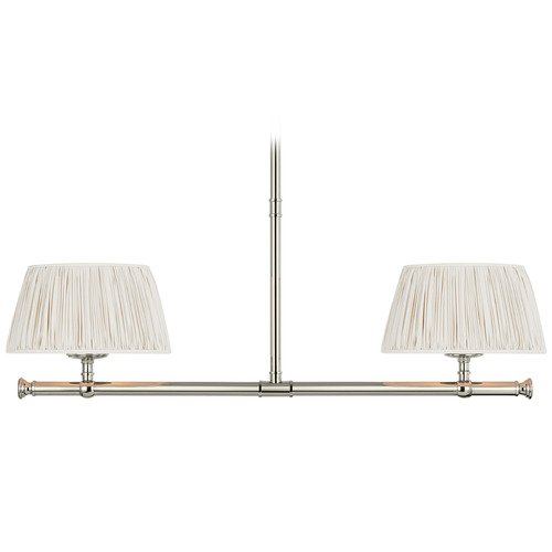 Talia Polished Nickel Multi-Drop Pendant