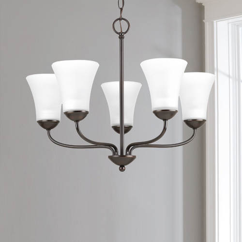 Classic Antique Bronze Chandelier by Progress Lighting