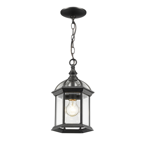 Z-Lite Annex Black Outdoor Hanging Light by Z-Lite 563CHM-BK