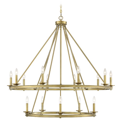 Middleton Warm Brass Chandelier by Savoy House