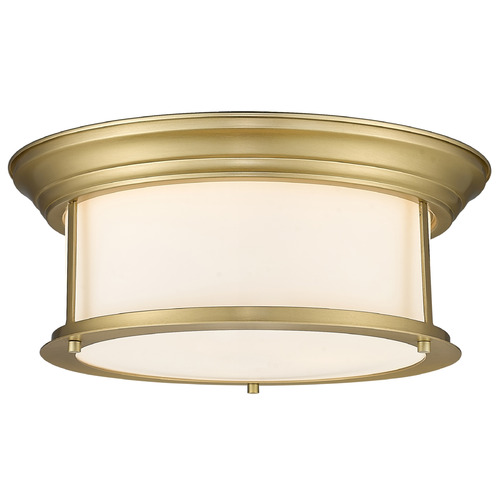 Z-Lite Sonna Heritage Brass Flush Mount by Z-Lite 2011F16-HBR