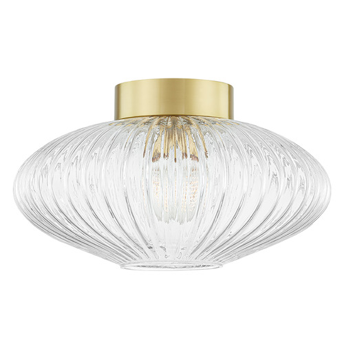 Mitzi Taylor Aged Brass Single Light Corded Pendant